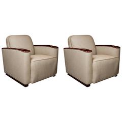 Club Chairs in the Manner of Paul Frankl 8