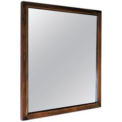 Fine Antique Wall Mirror, Rosewood Frame, Satinwood Inlay, Bevel Glass, Ca.1850 12