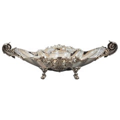 20th Century Sterling Silver Italian Baroque Revival Jatte, Italian craftsmanship