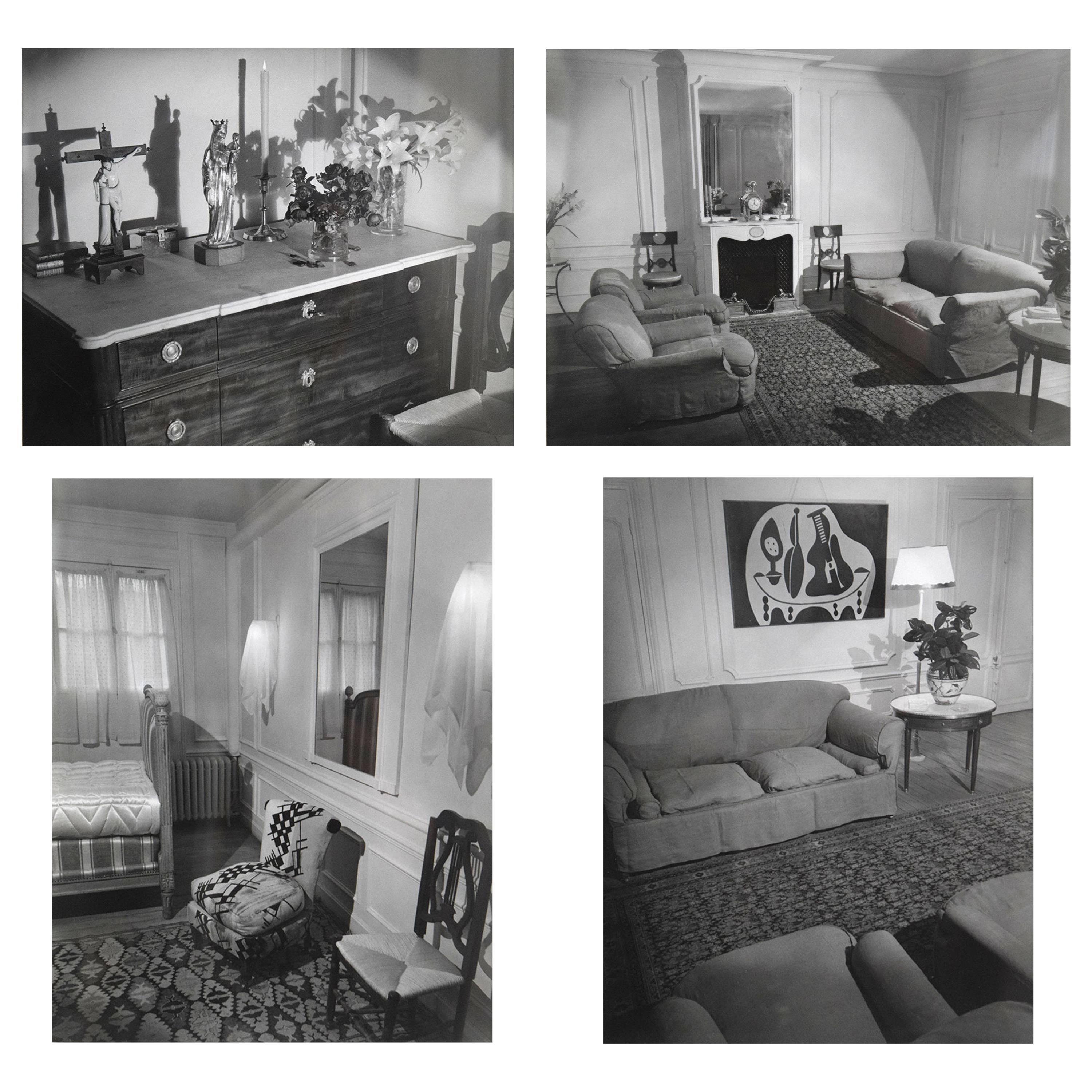 Four 1937 Francois Kollar Photographs of the Home of Eugenia Errazuriz