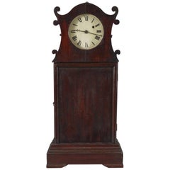 Unusual American Scroll Front Mantle Clock, circa 1840