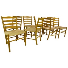 Set of Eight Kaare Klint Dining Chairs for Fritz Hansen, Denmark