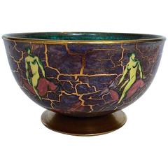 1960s Jean Mayodon Sèvres Large Glazed Ceramic Bowl