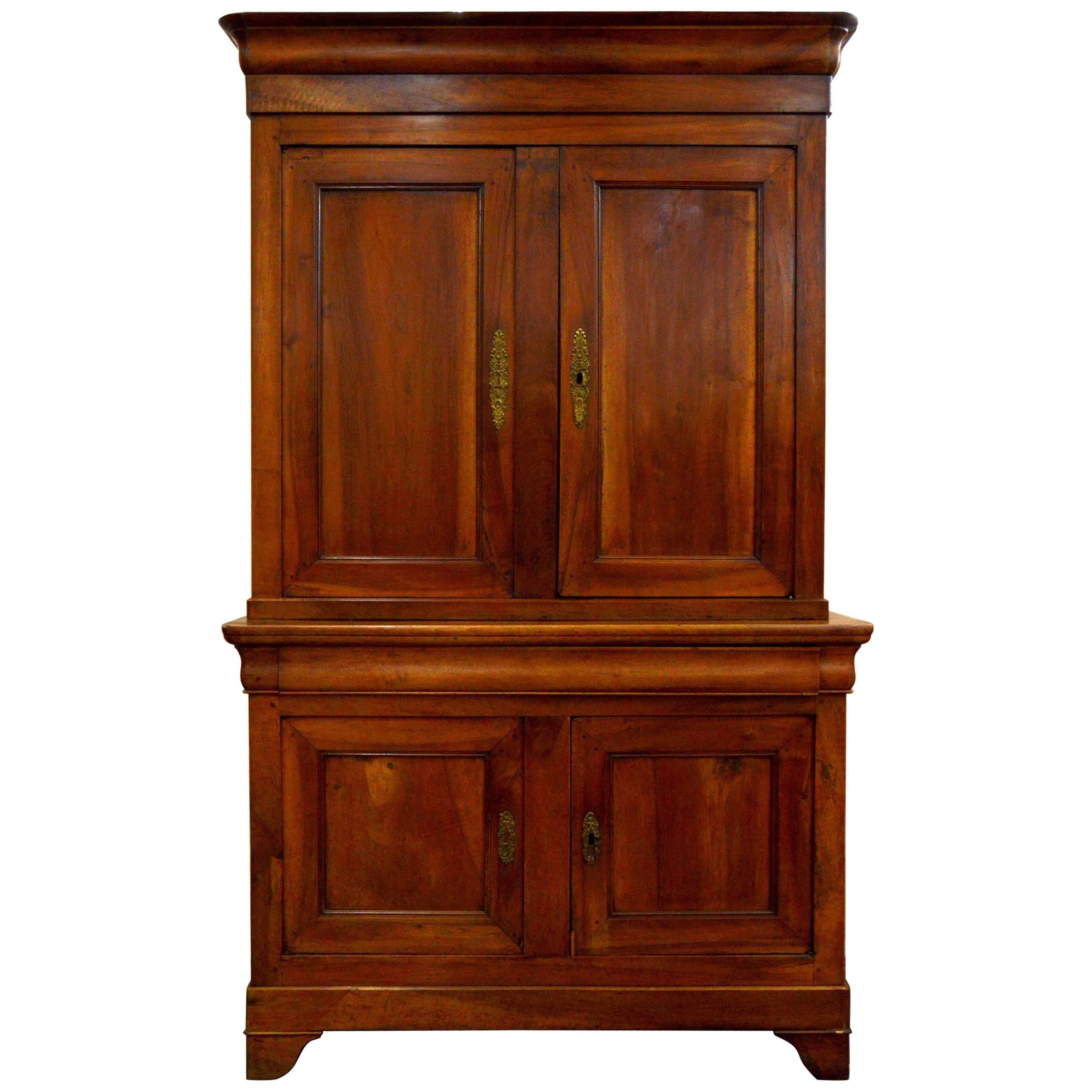Louis-Philippe Period French Cabinet "Deux-Corps"