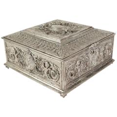 Jewelry Box, Silver Bronze, 19th Century, Napoleon III 7