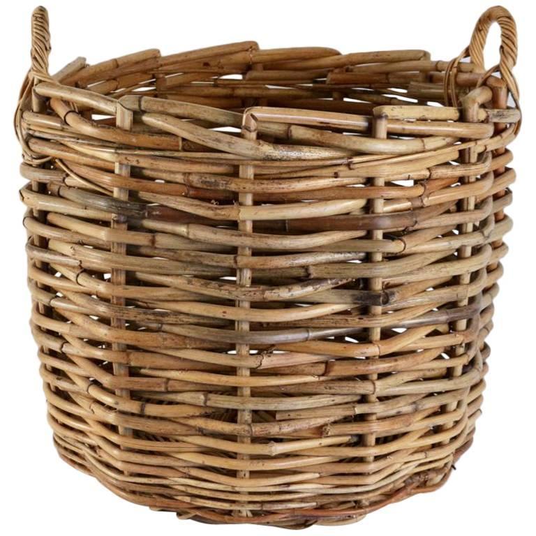 LargeScale Basket for Logs and Kindling at 1stDibs