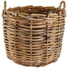 Large-Scale Basket for Logs and Kindling