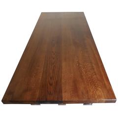 Large French Country Oak Dining Table