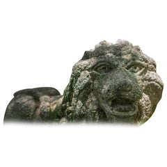 17th Century Japanese Lion Garden Sculpture