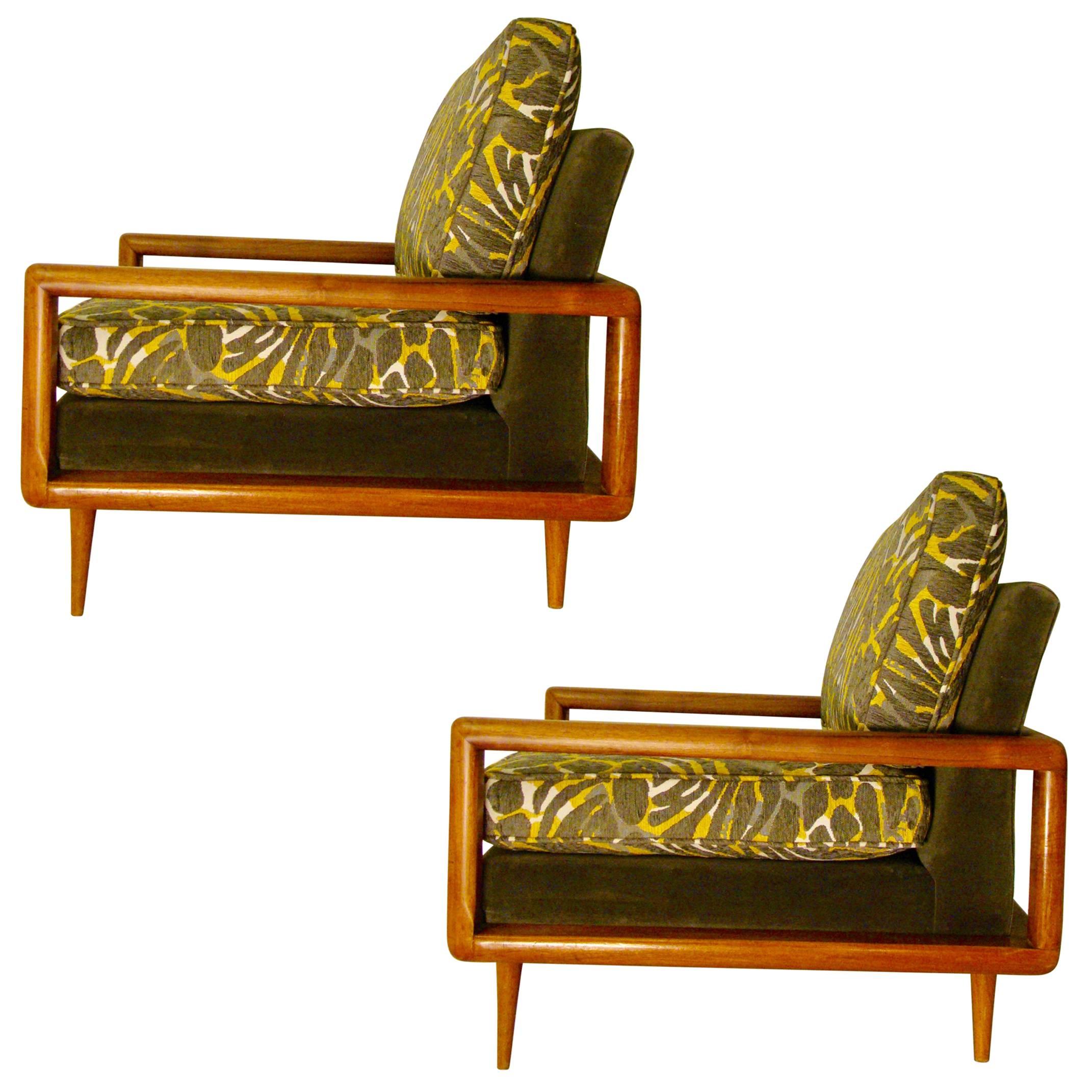 1950s Custom Build 'Architect Specified' Pair of Lounge Chairs, USA For Sale