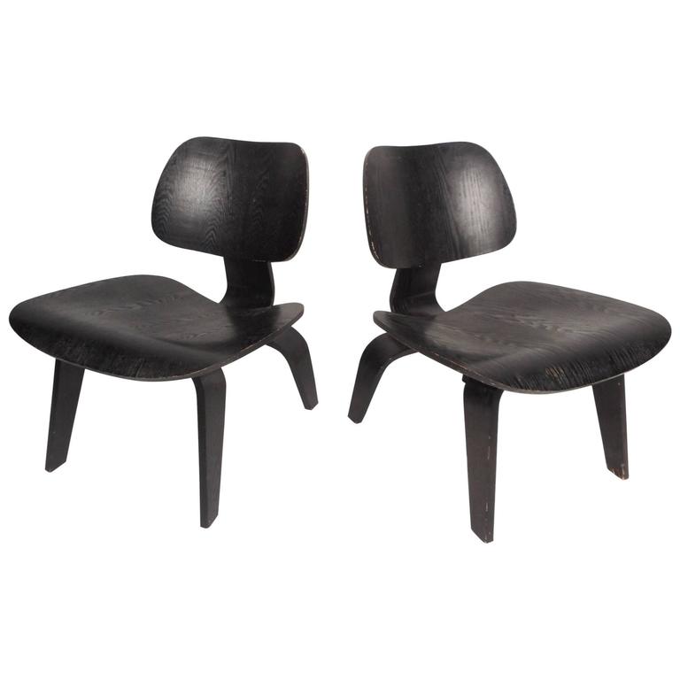 Eames At Pair Chairs For Charles Of Miller Dcw Herman 1stdibs Sale nO0wPk