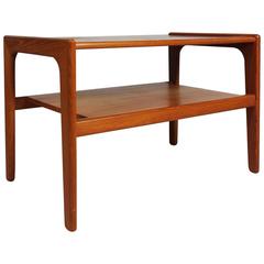 Danish Teak Coffee Table Attributed to Arne Wahl Iversen