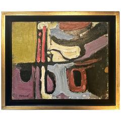 Modern Abstract Painting, Signed by Artist George Forgie