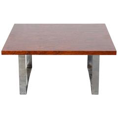 Danish Mid-Century Modern Square Rosewood Coffee Table 4