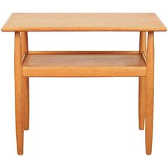 Vintage Danish Oak Side Table Vintage Danish Oak Side Table