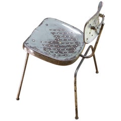Vintage Industrial Workshop Chair Assemblage Mid-Century Art Deco Parts