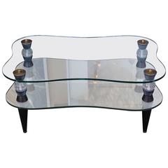 Morris Modern of California Mirrored Coffee Table