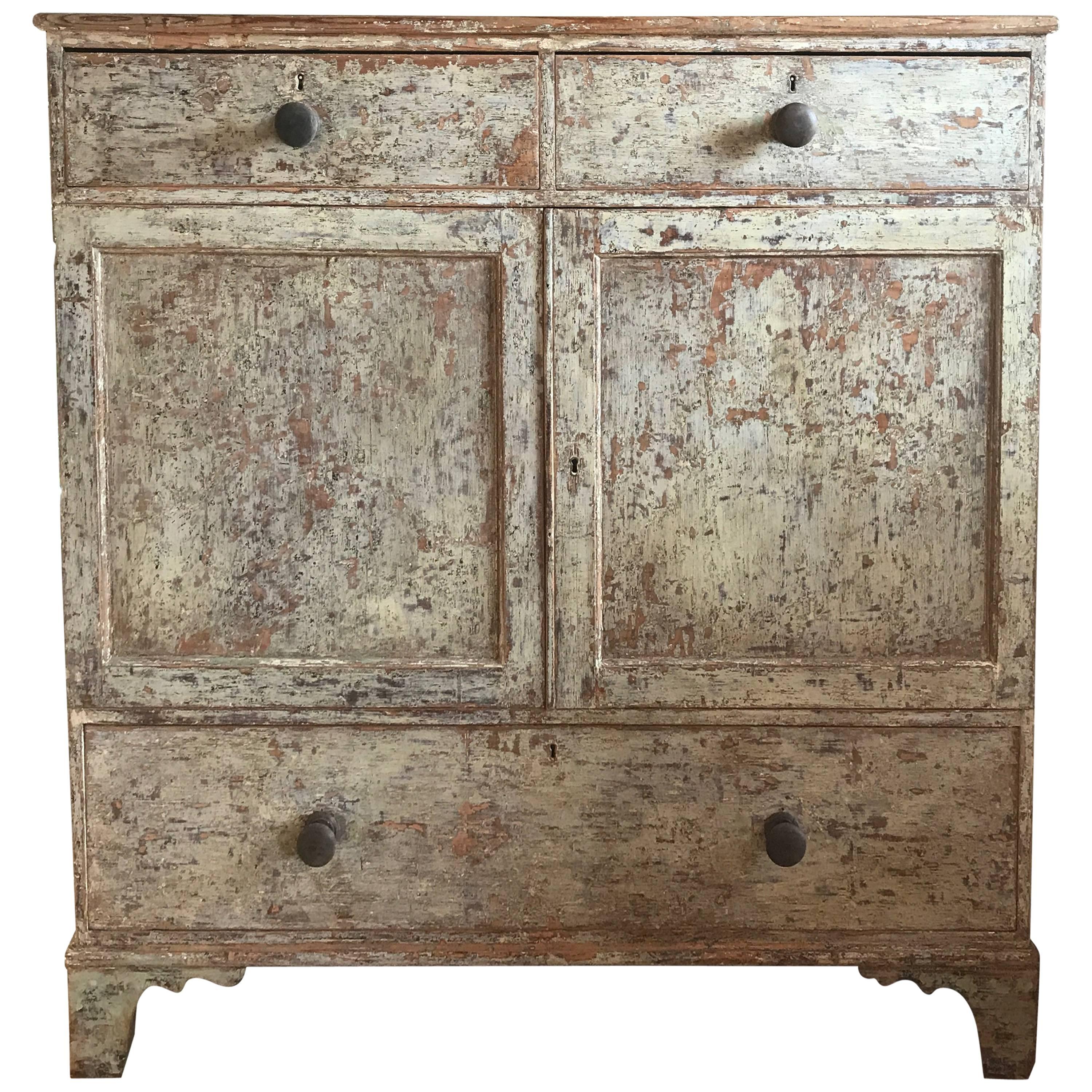 Mid-19th Century English North Country Linen Chest