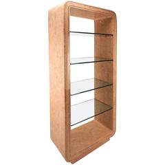Tessellated Stone and Brass Inlay Etagere' Bar by Maitland-Smith 5
