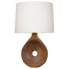 Late 20th Century Wood Table Lamp