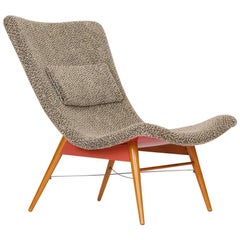 Mid-Century Lounge Chair by Miroslav Navratil for Cesky Nabytek, 1960s