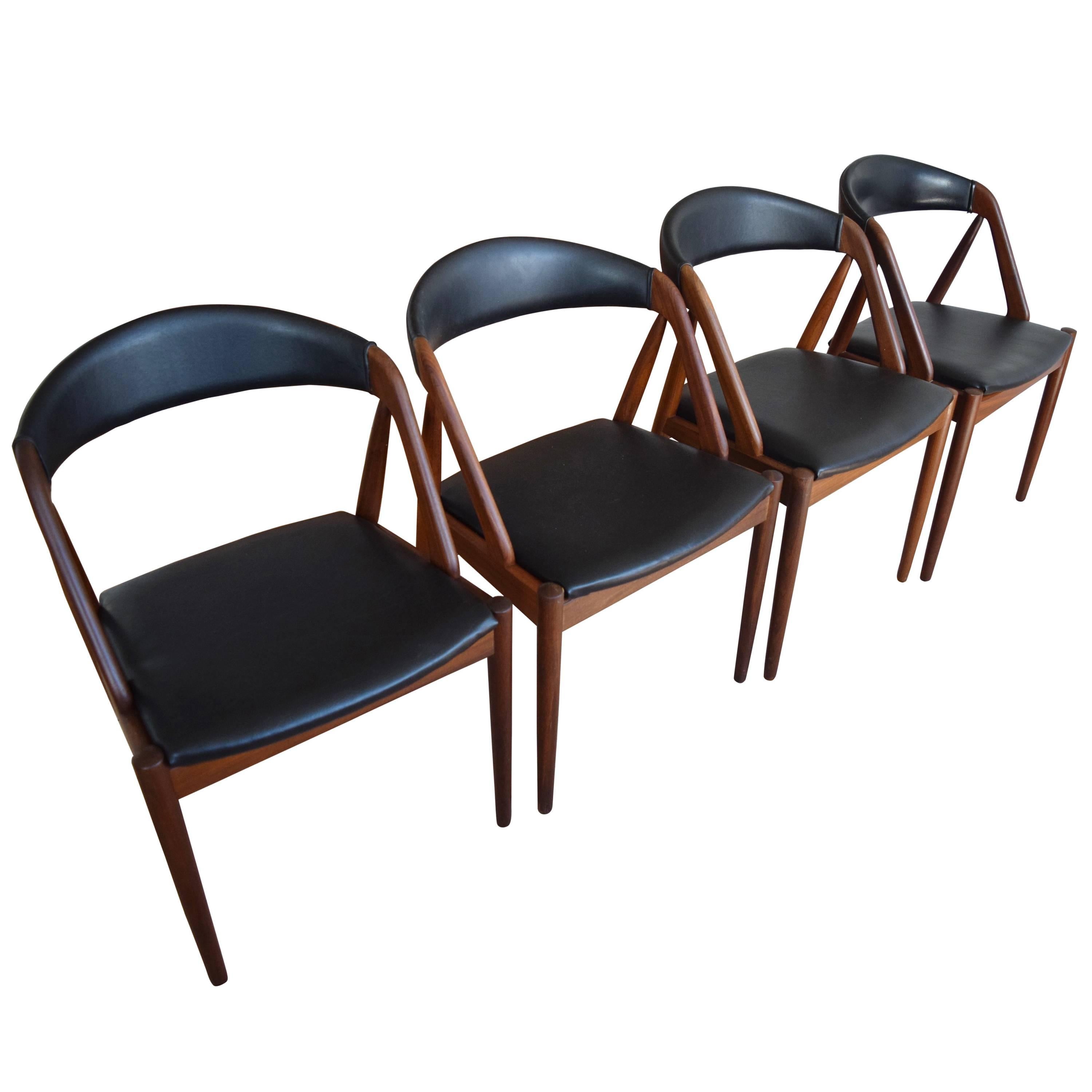 Kai Kristiansen Model 31 Dining Chairs For Sale