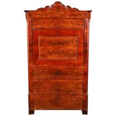 Original Late Biedermeier Secretaire, circa 1845-1850 4