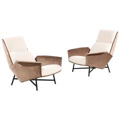 Used Claude Delor Pair of Armchairs, circa 1950