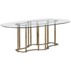 Vintage Mastercraft Racetrack Dining Table 11