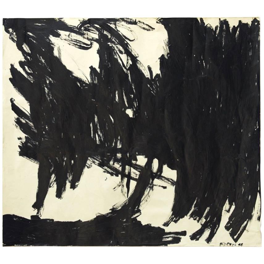 Phe Ruiz "Homage to Franz Kline", 1988