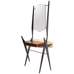 Mid-Century Italian Console with Mirror Attributed to Ico Parisi 9
