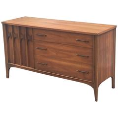 Walnut and Rosewood Credenza Attributed to Kent Coffey