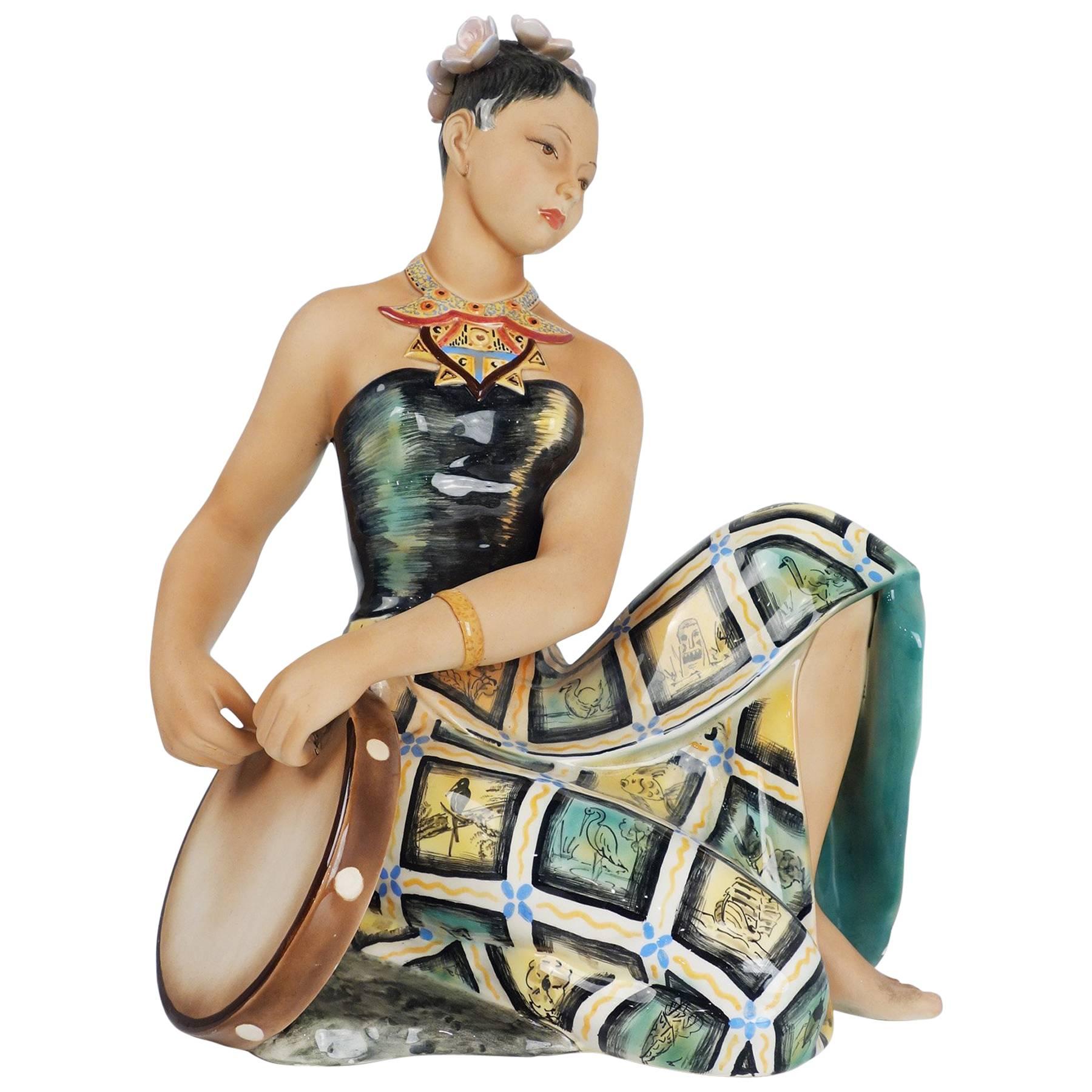 'Penida' Figurine from the 1940s by Le Bertetti For Sale
