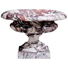 Italian group of three Breccia Marble Vase