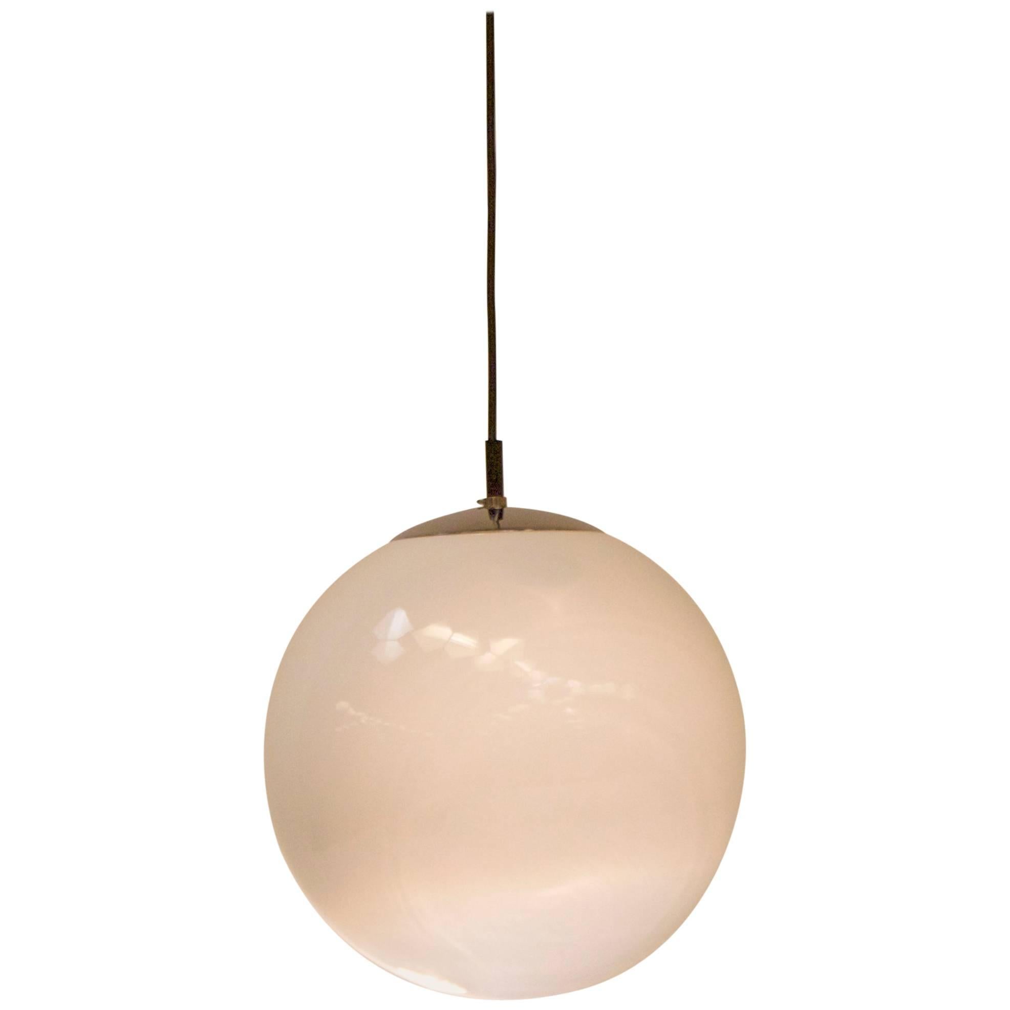 One of Four Large "Morning Dew" Globe Pendants by RAAK, Amsterdam