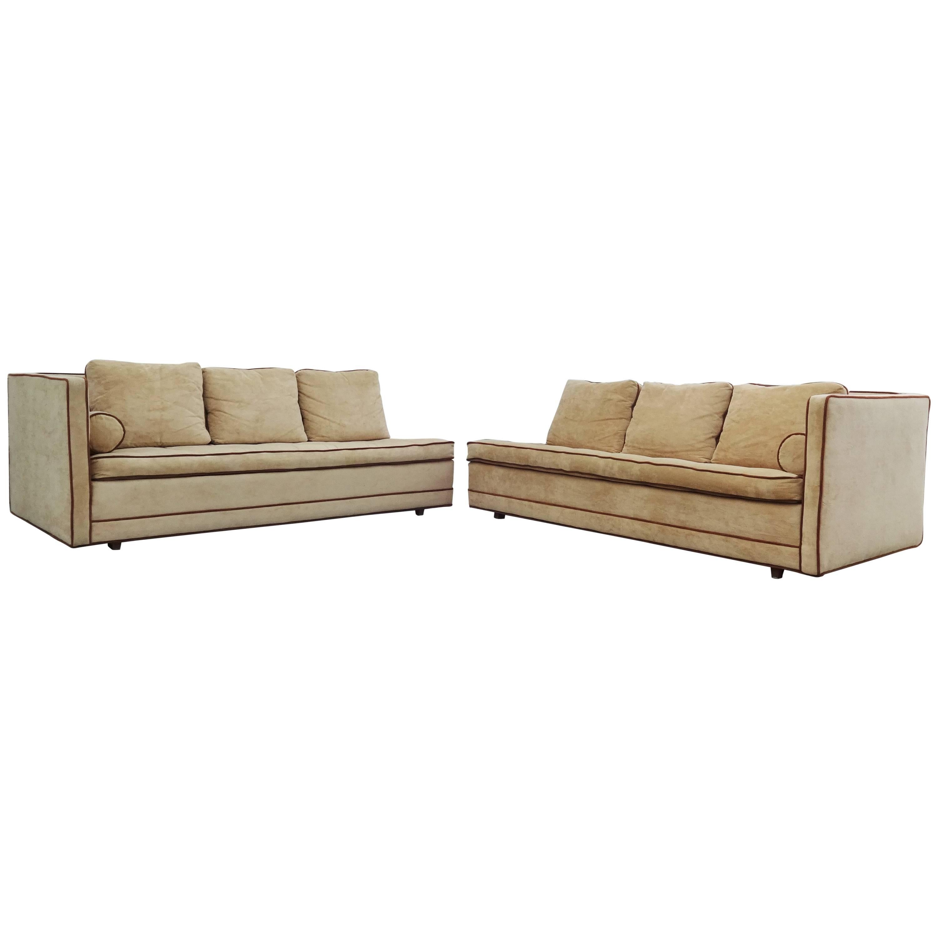 Stunning Two-Piece Harvey Probber Sectional Sofa For Sale