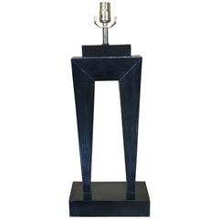 Tom Dixon Style Ebonized Hairpin Table Lamp 2