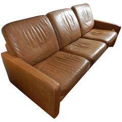Leather Sofa by De Sede