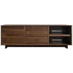 Modern LP Media Console Entertainment Cabinet with Drawers