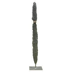 Brutalist Steel and Cast Cement Large Sculpture Manner Paul Evans 5