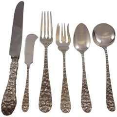 Baltimore Rose von Schofield Sterlingsilber-Besteck 12er-Set Service 84 Teile