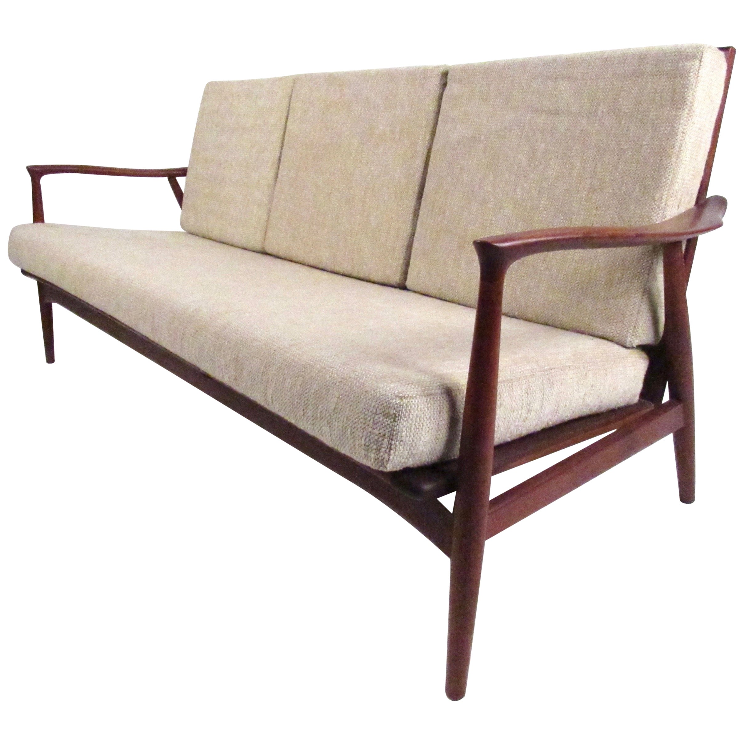 Exquisite Chinoiserie Ming Style Carved Rosewood Sofa Asian Modern For