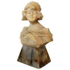Art Nouveau Woman Sculpture or Bust