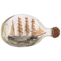Early 20th Century Ship in Bottle, circa 1900