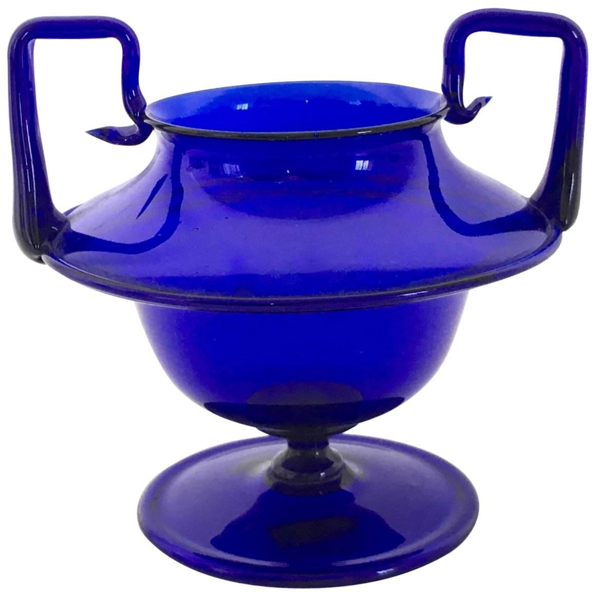 Murano Glass Vase in the Style of Napoleone Martinuzzi for Venini, Italy, 1920s