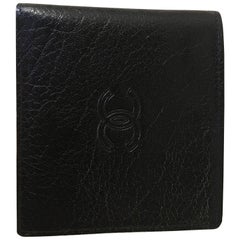 Retro Brand New Chanel Mens Wallet Billfold in Its Original Box