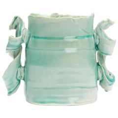 Colin Pearson British Studio Pottery Turquoise Vessel 8