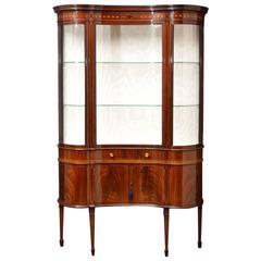 Late Victorian Inlaid Display Cabinet 9
