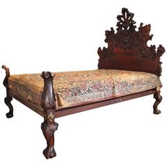 Antique Rare Mid-18th Century Indo Portuguesse Bed
