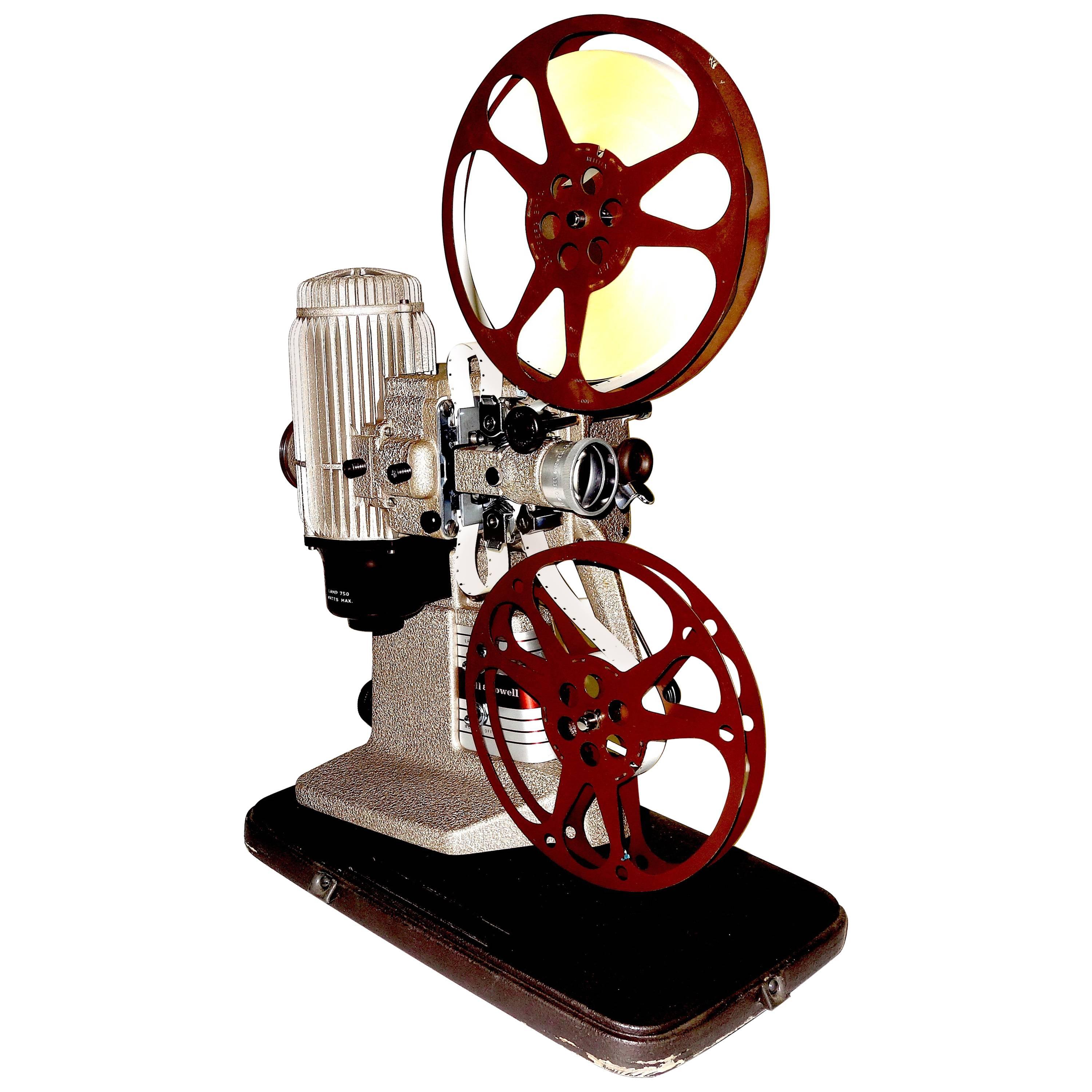 16mm Movie Projector, circa 1940, Rare Sculpture for Media Room For Sale
